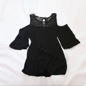 want & need ⋆ cold shoulder dress